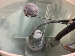 Vorratsbehälter geklärtes Prozesswasser